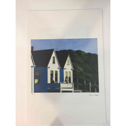 Edward Hopper Off set lithograph cm 57x38 certified