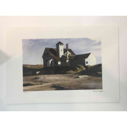 Edward Hopper Off set lithograph cm 57x38 certified