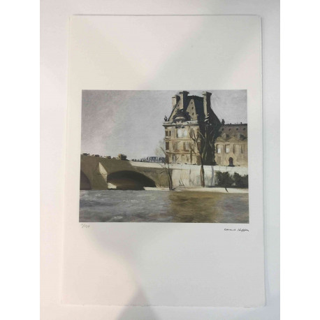Edward Hopper Off set lithograph cm 57x38 certified
