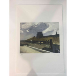 Edward Hopper Off set lithograph cm 57x38 certified