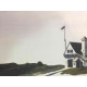 Edward Hopper Off set lithograph cm 57x38 certified