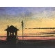 Edward Hopper Off set lithograph cm 57x38 certified