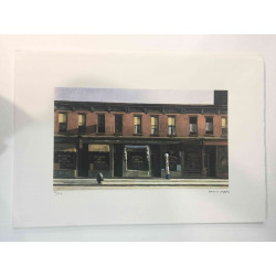 Edward Hopper Off set lithograph cm 57x38 certified