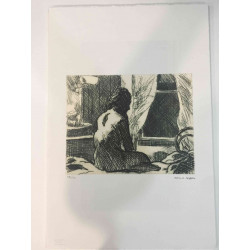 Edward Hopper Off set lithograph cm 57x38 certified