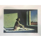 Edward Hopper Off set lithograph cm 57x38 certified
