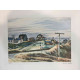 Edward Hopper Off set lithograph cm 57x38 certified