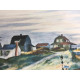 Edward Hopper Off set lithograph cm 57x38 certified