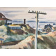 Edward Hopper Off set lithograph cm 57x38 certified