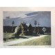 Edward Hopper Off set lithograph cm 57x38 certified