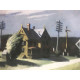 Edward Hopper Off set lithograph cm 57x38 certified
