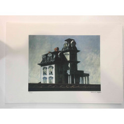 Edward Hopper Off set lithograph cm 57x38 certified