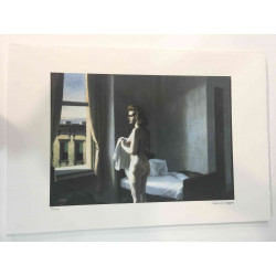 Edward Hopper Off set lithograph cm 57x38 certified