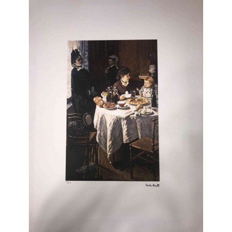 Claude Monet litho off set 50x70 cm