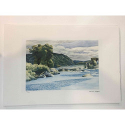 Edward Hopper Off set lithograph cm 57x38 certified