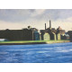 Edward Hopper Off set lithograph cm 57x38 certified
