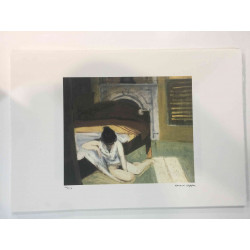 Edward Hopper Off set lithograph cm 57x38 certified
