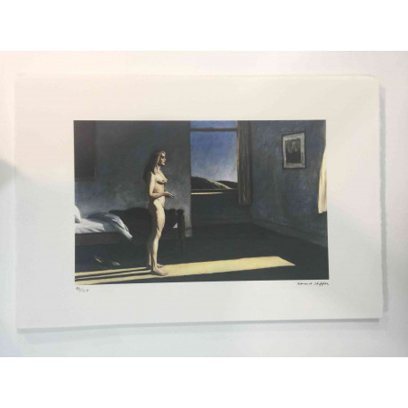 Edward Hopper Off set lithograph cm 57x38 certified