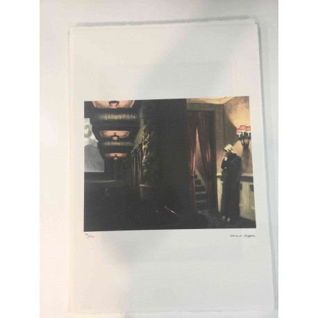 Edward Hopper Off set lithograph cm 57x38 certified