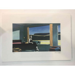 Edward Hopper Off set lithograph cm 57x38 certified