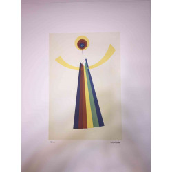 Man Ray Off set litho 50x65 cm gecertificeerd