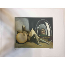 Litografia Man Ray Off set certifikovaná 50x65 cm