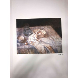 Litografie Claude Monet ofsetová 50x70 cm