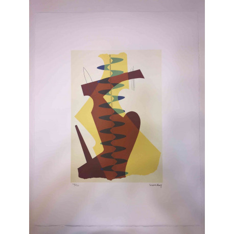 Litografia Man Ray Off set certifikovaná 50x65 cm