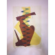 Litografia Man Ray Off set certifikovaná 50x65 cm