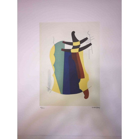 Litografia Man Ray Off set certifikovaná 50x65 cm