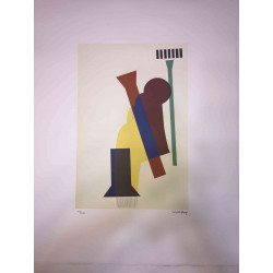 Litografia Man Ray Off set certifikovaná 50x65 cm
