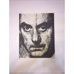 Certyfikowana litografia Man Ray Off o wymiarach 50x65 cm