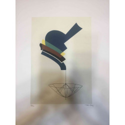 Litografia Man Ray Off set certifikovaná 50x65 cm