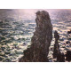 Litografía de Claude Monet fuera del juego 50x70 cm