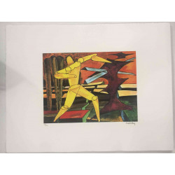 Litografia Man Ray Off set certifikovaná 50x65 cm