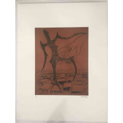 Litografia Man Ray Off set certifikovaná 50x65 cm