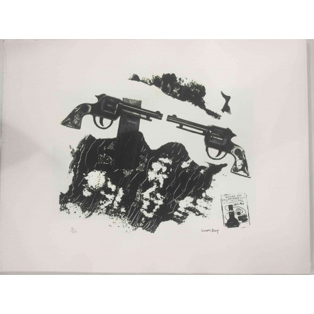 Litografia Man Ray Off set certifikovaná 50x65 cm