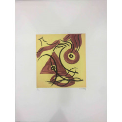Litografia Man Ray Off set certifikovaná 50x65 cm