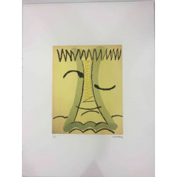 Litografia Man Ray Off set certifikovaná 50x65 cm
