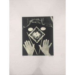 Litografia Man Ray Off set certifikovaná 50x65 cm