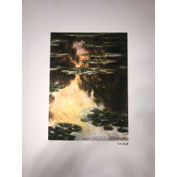 Claude Monet litografia off set cm 50x70