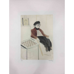 Man Ray Off set lithograph cm 50x65 certified