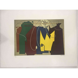 Litografia Man Ray Off set certifikovaná 50x65 cm