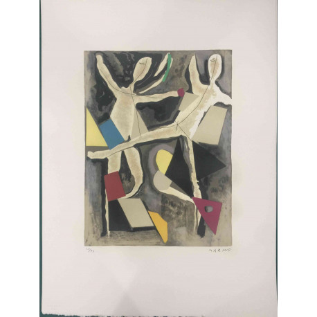 Set de litografía Marino Marini 50x70 cm certificado