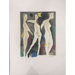 Set de litografía Marino Marini 50x70 cm certificado