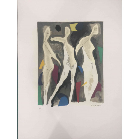 Set de litografía Marino Marini 50x70 cm certificado