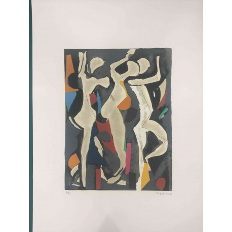 Set de litografía Marino Marini 50x70 cm certificado