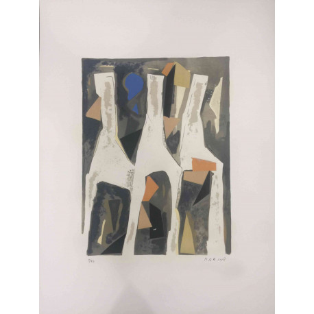 Set de litografía Marino Marini 50x70 cm certificado