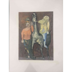 Set de litografía Marino Marini 50x70 cm certificado