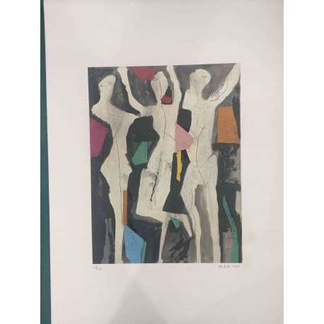 Set de litografía Marino Marini 50x70 cm certificado