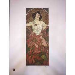 Set de litografía Alphonse Mucha 50x70 cm